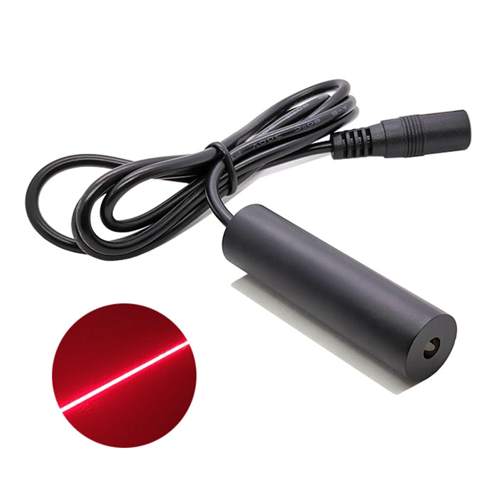 635nm 30mW~185mW Red Laser Diode Module Line Laser Positioner 12V~24V Φ16X60mm